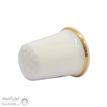 انگشتانه چینی قدیمی طرح گل - کد 007061