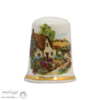 انگشتانه چینی قدیمی طرح پینتون - کد 005817