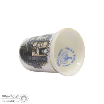 انگشتانه چینی قدیمی طرح خانه کوچک در بریتانیا - کد 007028