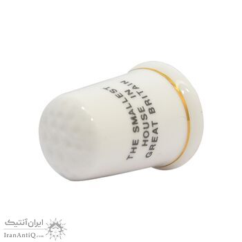 انگشتانه چینی قدیمی طرح خانه کوچک در بریتانیا - کد 007028