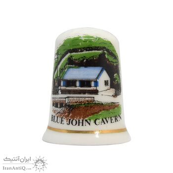 انگشتانه چینی قدیمی طرح ورودی غار بلو جان - کد 007032