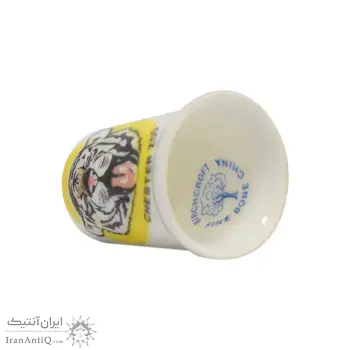 انگشتانه چینی قدیمی طرح ببر - کد 007035