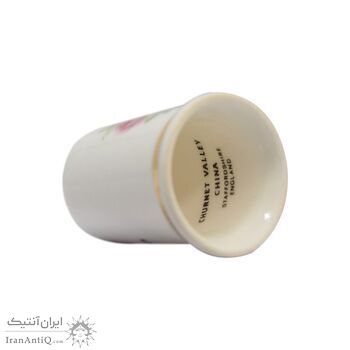 انگشتانه چینی قدیمی طرح گل - کد 007037