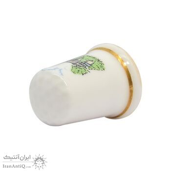 انگشتانه چینی قدیمی طرح اقامتگاه سلطنتی - کد 007043