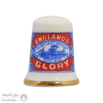 انگشتانه چینی قدیمی طرح کارخانه برایانت - کد 007048