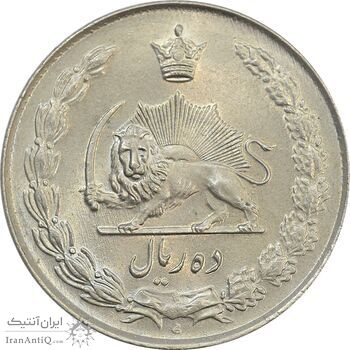 سکه 10 ریال 1335 - MS64 - محمد رضا شاه