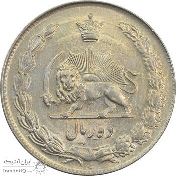 سکه 10 ریال 1340 - AU58 - محمد رضا شاه