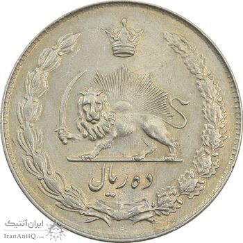 سکه 10 ریال 1343 (ضخیم) - EF - محمد رضا شاه سکه 10 ریال 1343 (ضخیم) - EF - محمد رضا شاه