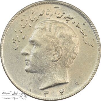 سکه 10 ریال 1349 - AU58 - محمد رضا شاه سکه 10 ریال 1349 - AU58 - محمد رضا شاه
