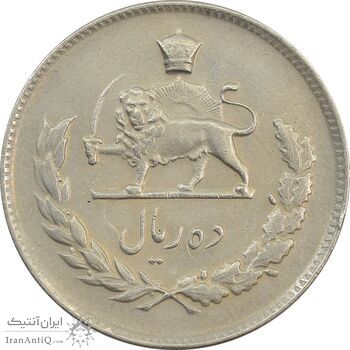 سکه 10 ریال 1349 - VF - محمد رضا شاه سکه 10 ریال 1349 - VF - محمد رضا شاه