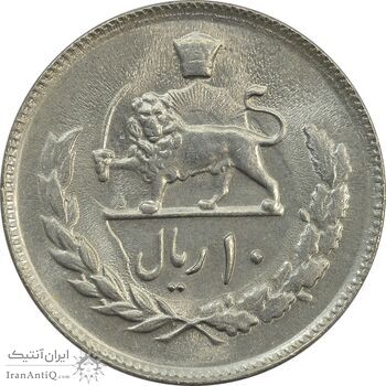 سکه 10 ریال 2535 - MS63 - محمد رضا شاه سکه 10 ریال 2535 - MS63 - محمد رضا شاه
