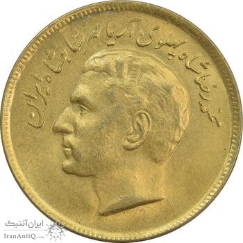 سکه 20 ریال 1353 بازی های آسیایی (طلایی) - AU - محمد رضا شاه سکه 20 ریال 1353 بازی های آسیایی (طلایی) - AU - محمد رضا شاه