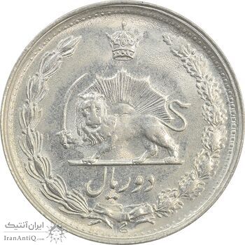 سکه 2 ریال 1352 - MS63 - محمد رضا شاه