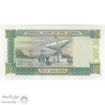 اسکناس 10 دالاسی بدون تاریخ (1996-2005) جمهوری - تک - UNC65 - گامبیا