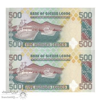 اسکناس 500 لئون 1998 جمهوری دوم - جفت - UNC65 - سیرالئون اسکناس 500 لئون 1998 جمهوری دوم - جفت - UNC65 - سیرالئون