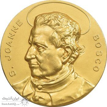 مدال کالج دون بوسکو تهران - ضرب فرانسه - طلایی - MS61 - محمد رضا شاه