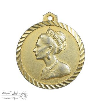 مدال یادبود زادروز فرح پهلوی 1354 - AU - محمد رضا شاه