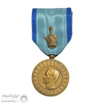 مدال یادبود آویزی بیست و پنجمین سده - روز - با جعبه فابریک - UNC - محمد رضا شاه
