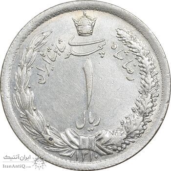 سکه 1 ریال 1310 - AU55 - رضا شاه