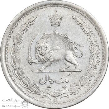 سکه 1 ریال 1311 - EF45 - رضا شاه