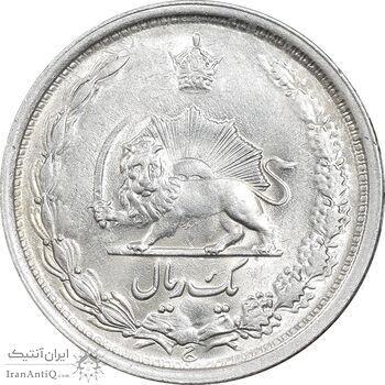 سکه 1 ریال 1312 - MS63 - رضا شاه
