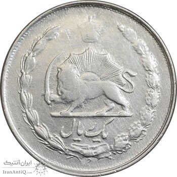 سکه 1 ریال 1329 نقره - VF25 - محمد رضا شاه