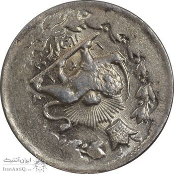 سکه 2000 دینار 1317 خطی - MS62 - مظفرالدین شاه