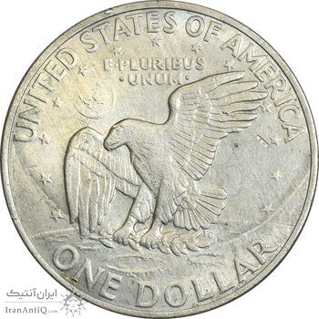 سکه یک دلار 1972 آیزنهاور - AU55 - آمریکا