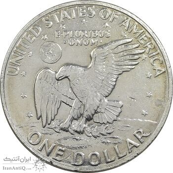 سکه یک دلار 1972 آیزنهاور - EF45 - آمریکا