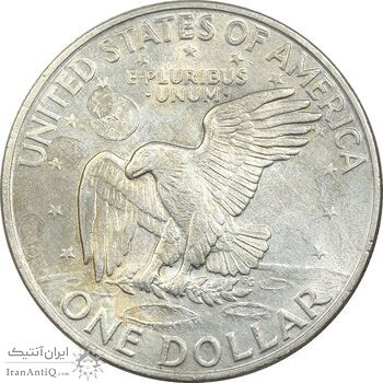 سکه یک دلار 1971 آیزنهاور - AU58 - آمریکا