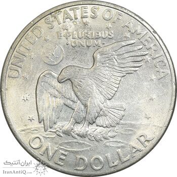 سکه یک دلار 1971 آیزنهاور - AU55 - آمریکا