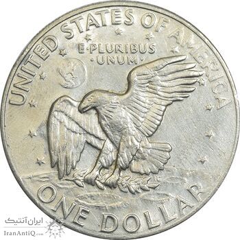 سکه یک دلار 1977 آیزنهاور - MS61 - آمریکا