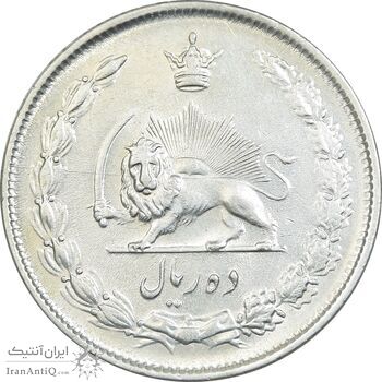 سکه 10 ریال 1323 - AU58 - محمد رضا شاه سکه 10 ریال 1323 - AU58 - محمد رضا شاه