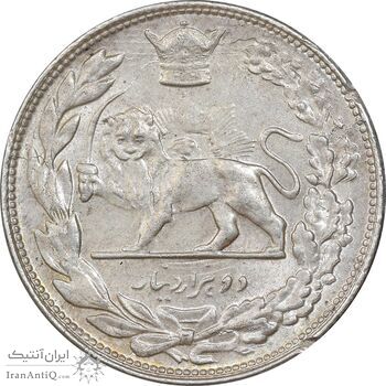 سکه 2000 دینار 1307 تصویری - MS62 - رضا شاه