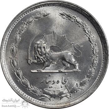 سکه 50 دینار 1358 - آبکاری کروم - MS63 - جمهوری اسلامی