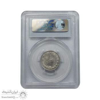 سکه 100 دینار 1321/19 سورشارژ تاریخ -  MS65 - مظفرالدین شاه
