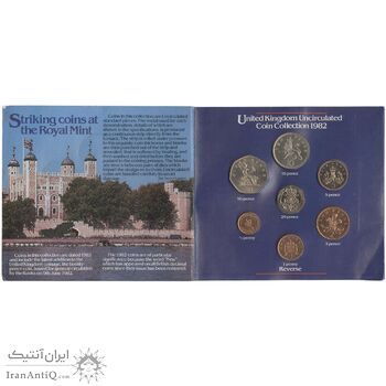 مجموعه سکه های بریتانیا 1982 - UNC