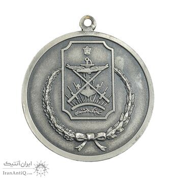 مدال برنز ستاد ارتشتاران - نقره ای - AU - محمدرضا شاه
