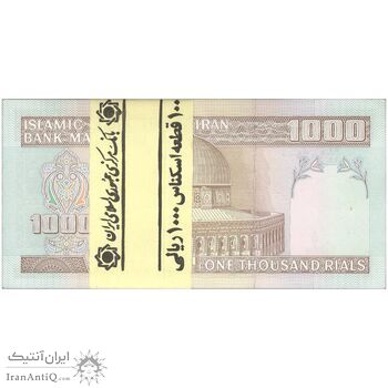 بسته اسکناس 1000 ریال (جعفری - مظاهری) - UNC - جمهوری اسلامی