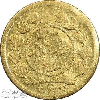 سکه طلا 2000 دینار 1337 تصویری - AU - احمد شاه سکه طلا 2000 دینار 1337 تصویری - AU - احمد شاه