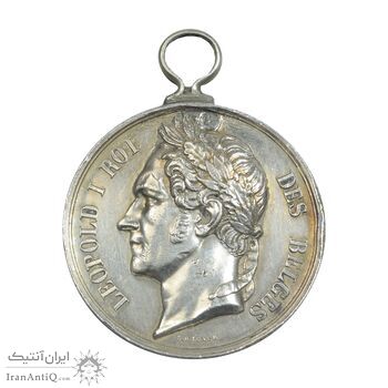 مدال آویز انجمن کشاورزی منطقه ایپرس - لئوپولد یکم - EF - بلژیک