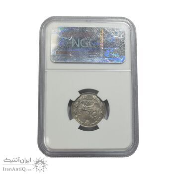سکه 100 دینار 1321/19 سورشارژ تاریخ -  MS65 - مظفرالدین شاه