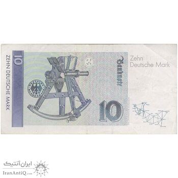 اسکناس 10 مارک 1989 جمهوری فدرال - تک - VF - آلمان