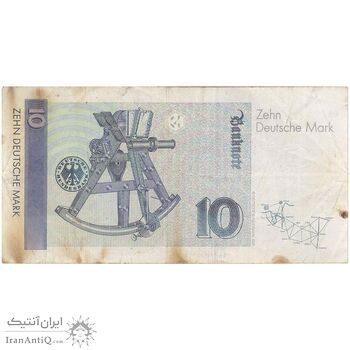 اسکناس 10 مارک 1989 جمهوری فدرال - تک - VF - آلمان