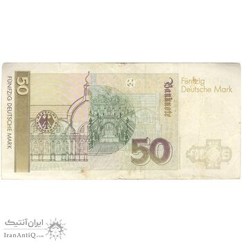 اسکناس 50 مارک 1991 جمهوری فدرال - تک - VF - آلمان