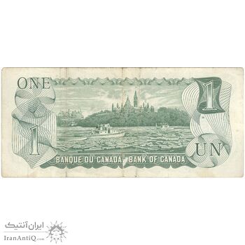 اسکناس 1 دلار 1973 الیزابت دوم - تک - VF - کانادا