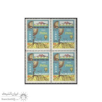 تمبر اردوی رهبران خردسال فیلیا 1348 - محمدرضا شاه