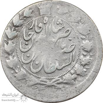 سکه 2000 دینار 1311 صاحبقران - 1 تاریخ مکرر - F15 - ناصرالدین شاه