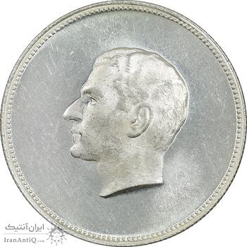مدال یادبود نقره منشور کوروش بزرگ 1350 - MS64 - محمد رضا شاه مدال یادبود نقره منشور کوروش بزرگ 1350 - MS64 - محمد رضا شاه