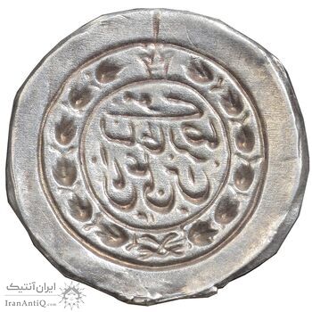 سکه نقره پولکی امام رضا (ع) 1314 - AU - مظفرالدین شاه